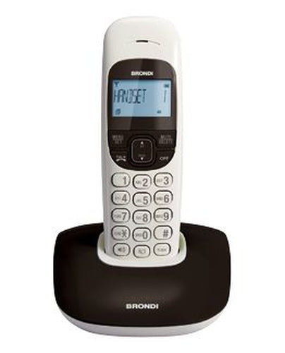 BRONDI TELEFONO CORDLESS NICE NERO/BIANCO