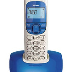 BRONDI TELEFONO CORDLESS NICE BIANCO/BLU