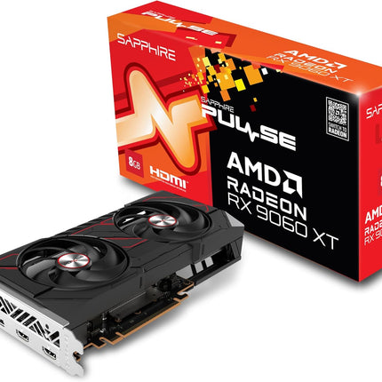SAPPHIRE VGA RADEON RX 9060 XT, PULSE AMD RADEON RX 9060 XT GAMING OC, 8GB DUAL HDMI / DP LITE
