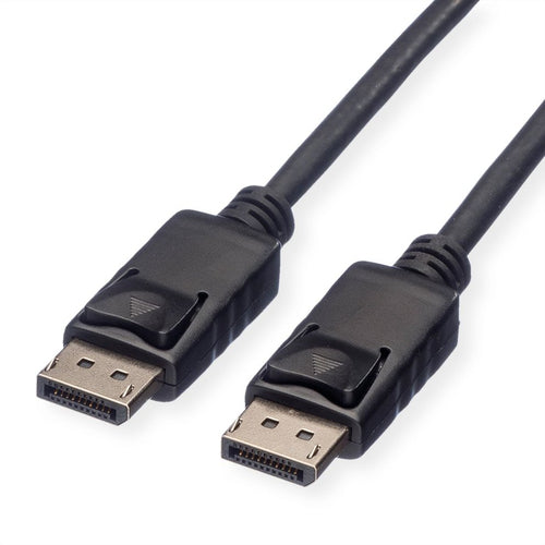 ROLINE GREEN CAVO DISPLAYPORT CABLE, DP - DP, M/M, BLACK, 1M