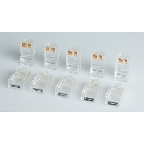 ROLINE CONNETTORE MODULARE UTP CAT5E CLASSE D 8P8C MONTAGGIO SU CAVO RJ45 GRIGIO
