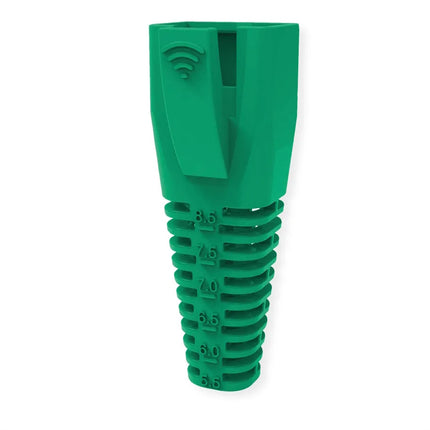 ROLINE CAPPUCCIO DI PROTEZIONE PER RJ45, TAGLIABILE, 10 PEZZI, VERDE