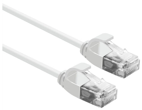 ROLINE CAVO UTP DATA CENTER PATCHCORD CAT.6A/CLASS EA, LSOH, SLIM, BIANCO, 0.5M
