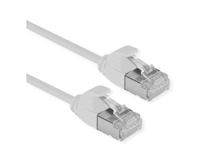 ROLINE CAVO DI RETE U/FTP DATACENTER PATCHCORD CAT.6A/CLASS EA, LSOH, SLIM, GRIGIO, 0.5M
