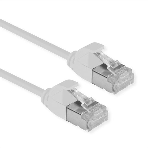 ROLINE GREEN CAVO DI RETE U/FTP DATACENTER PATCHCORD CAT.6A/CLASS EA, LSOH/TPE, SLIM, GRIGIO, 0.5M