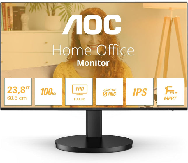 AOC MONITOR 23,8 LED IPS FHD 16:9 1MS 250 CDM 120hz, VGA/HDMI, MULTIMEDIALE