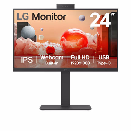 LG MONITOR 23,8 LED IPS 100Hz 16:9 FHD 5ms 250 CDM, WEBCAM, PIVOT, USB-C DOCK, DP/HDMI, MULTIMEDIALE