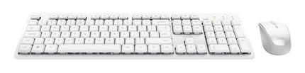 TRUST BUNDLE TASTIERA E MOUSE ODY II, BIANCO, IT