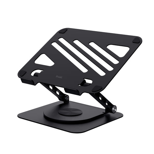 TRUST SUPPORTO/RIALZO PER LAPTOP IN METALLO - ZEFF - NERO