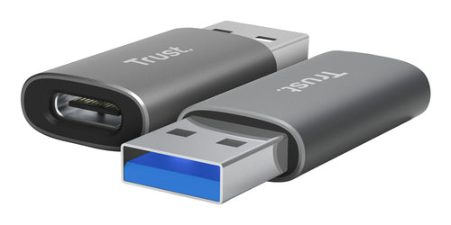 TRUST ADATTATORE CALYX USB-A TO USB-C,  2PACK