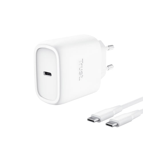 TRUST ALIMENTATORE/CARICABATTERIA 45W USB-C PER APPLE - CAVO RICARICA INCLUSO - PLASTICA RICICLATA 5