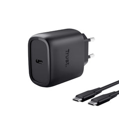 TRUST ALIMENTATORE/CARICABATTERIA 45W USB-C GAN - CAVO RICARICA 2M INCLUSO - PLASTICA RICICLATA 50