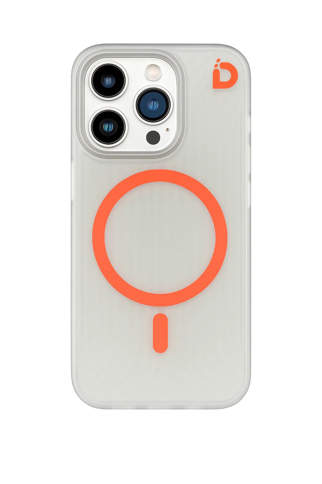 IDUDE COVER TANK MAGSAFE NEON IPHONE 15 ARANCIONE