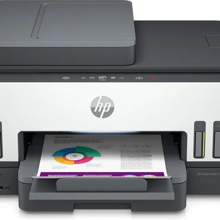 HP MULTIFUNZIONE INK A4 COLORE, SMART TANK 7605, 15PPM, ADF, FRONTE / RETRO, USB/WIFI, 4 IN 1