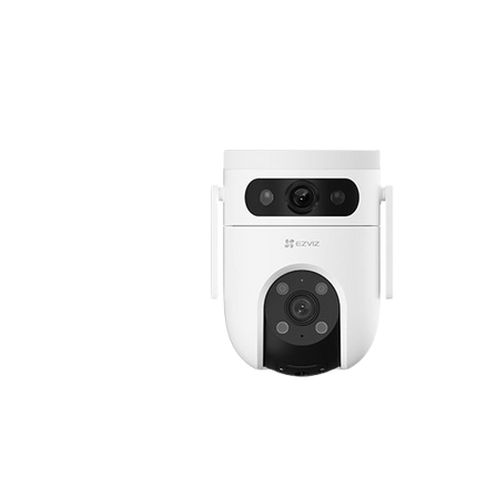 EZVIZ H9C 2K TELECAMERA A DOPPIA OTTICA 3+3 MP DA ESTERNO, WI-FI. DOPPIA ANTENNA WI-FI. VISIONE NOTT