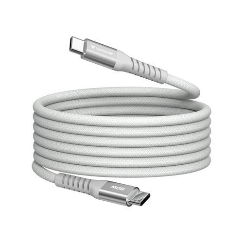 VERBATIM CAVO MAGNETICO SYNC  CHARGE USB-C TO USB-C 60W MAGNETIC 120 CM GRIGIO