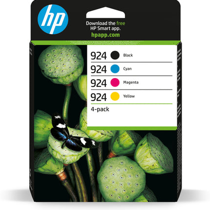 HP CART INK MULTICOLOR CMYK 924 NERO, CIANO, MAGENTA, GIALLO