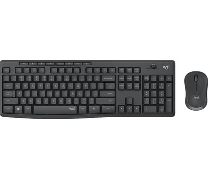 LOGITECH BUNDLE TASTIERA WIRELESS+MOUSE DESKTOP MK295 SILENT COMBO, USB, LAYOUT ITA, COLORE GRAFITE