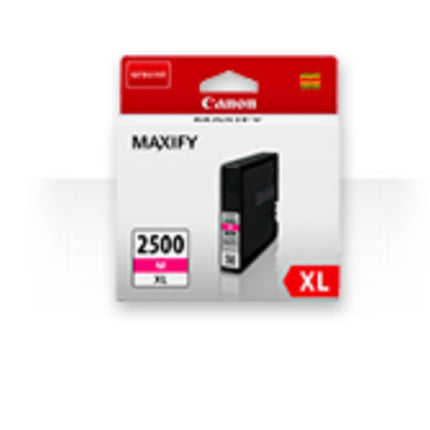 CANON CART INK MAGENTA PGI-2500XL PER MAXIFY MB4050, MB5050, MB5350