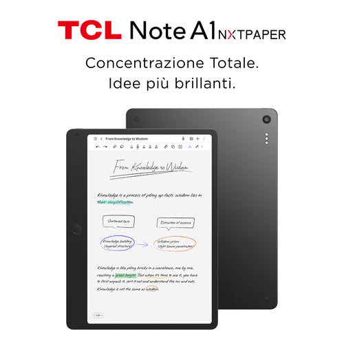 TCL TABLET PC NOTE A1 NXTPAPER 11,5 2.2K 120MHZ  GREY T-PEN PRO + MAGNETIC FLIP CASE