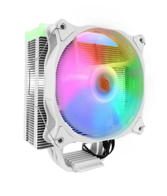 NOUA DISSIPATORE NUMB WHITE ADD-RGB PER CPU 4 HEATPIPES TDP 120W