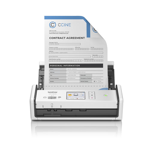 BROTHER SCANNER DOCUMENTALE ADS-1800W, A4, ADF, FRONTE / RETRO, PORTATILE, WIRELESS, USB