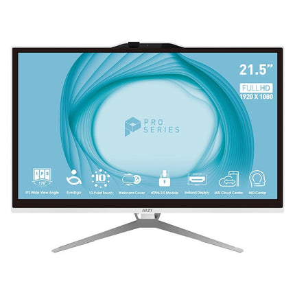 MSI PC AIO 21,5" WHITE TOUCH Intel Pentium G7400 4GB 128GB SSD WIN 11 PRO
