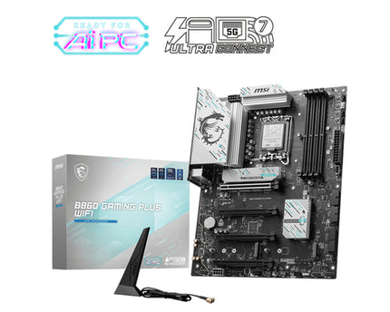 MSI MB INTEL B860 GAMING PLUS WIFI ATX DDR5, 2PCI-Ex16, 2PCI-Ex1, 4SATA3