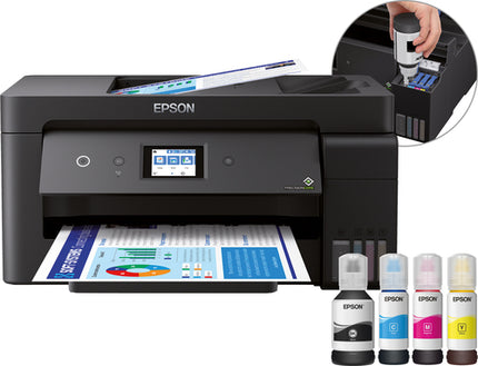 EPSON MULTIFUNZIONE INK A3 COLORE, ECOTANK ET-15000, 24PPM, ADF, FRONTE/RETRO, USB/LAN/WIFI - 4 IN 1