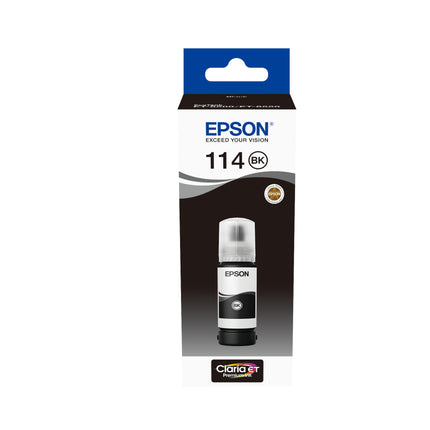 EPSON FLACONE INK 114 ECOTANK BLACK INK BOTTLE 70 ML