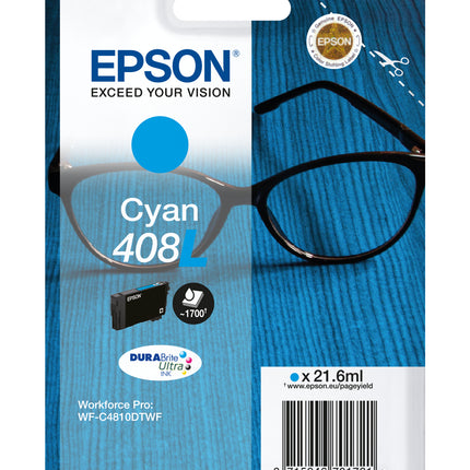 EPSON CARTUCCIA CIANO 408L DURABRITE ULTRA INK