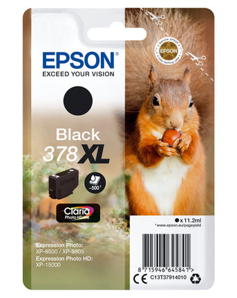 EPSON CART INK INK NERO SCOIATTOLO 378XL