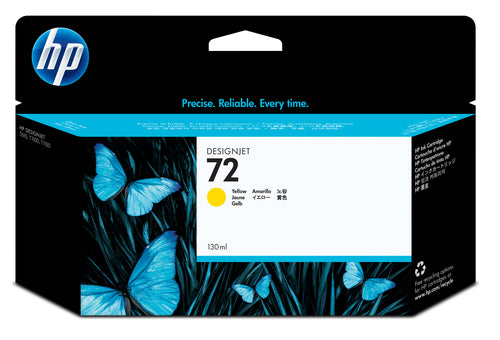 HP CART INK 72 GIALLO VIVERA 130 ML PER PLOTTER 1100/T610