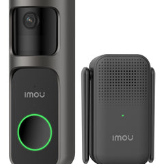 IMOU DOORBLELL 2S 2K KIT CAMPANELLO WI-FI WIRELESS, BATTERIA 5000MAH, LENTE 2,3MM, CAMPO VISIVO 166