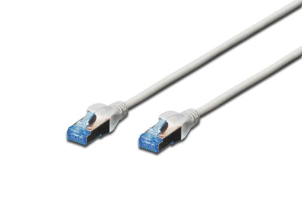 DIGITUS CAVO DI RETE F/UTP, CAT 5E, SCHERMATO, 1MT, GRIGIO