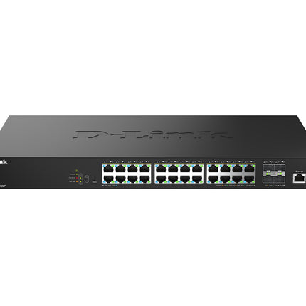 D-LINK SWITCH 28-PORT 2.5G MULTI-GIGABIT POE++ SMART MANAGED SWITCH WITH 4 X 10G SFP+ PORTS