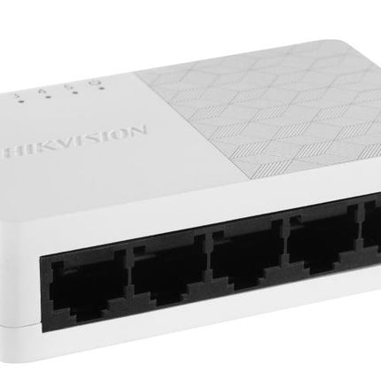 HIKVISION SWITCH 5 PORT GIGABIT UNMANAGED DESKTOP SWITCH 5 GIGABIT RJ45 PORTS, DESKTOP PLASTIC SWITC