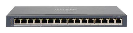 SWITCH HIKVISION GIGABIT CASE METALLICO POE - SOHO 8 GIGABIT POE PORTS, 8 GIGABIT RJ45, 802.3AF/AT,