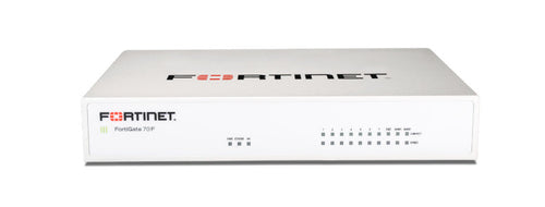 FORTIGATE-70F 10 PORTE GE RJ45 (INCLUSO 7 P. INTERNE, 2 P. WAN, 1 P. DMZ)