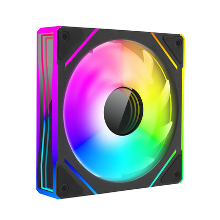 NUWO VENTOLA SORA 120MM, 1FAN, 1800RPM 3X HALO MIRROR ANTIVIBRATION