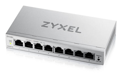 ZYXELSWITCH SMART MANAGED, 8 PORTE GIGABIT - EASY MANAGEMENT PER VLAN, QOS - DESIGN SENZA VENTOLE, D