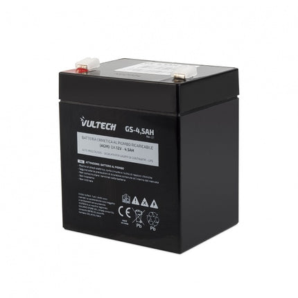 VULTECH BATTERIA ERMETICA AL PIOMBO PER UPS 12V 4,5A