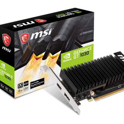 MSI VGA GEFORCE GT 1030, GT 1030 2GHD4 LP OC, 2GB GDDR4, DP/HDMI