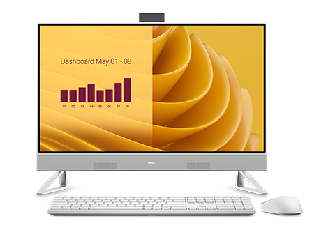 DELL PC AIO 27" Intel Core 7 150U 16GB 512GB SSD WIN 11 PRO