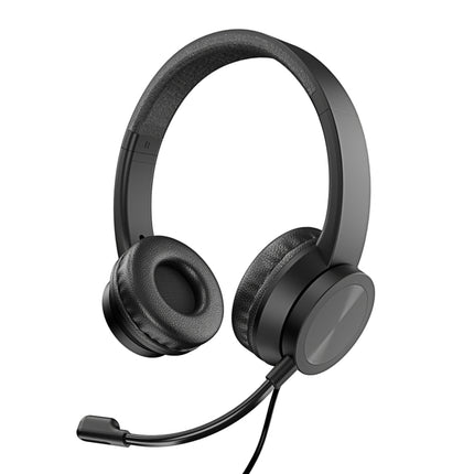 VULTECH CUFFIE CON MICROFONOCON ARCHETTO REGOLABILE, CON FILO USB