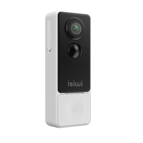 ISIWI CAMPANELLO A BATTERIA WIRELESS DLIN+  2K - 5200 MAH - PIR - SD CARD - AUDIO BIDIREZIONALE