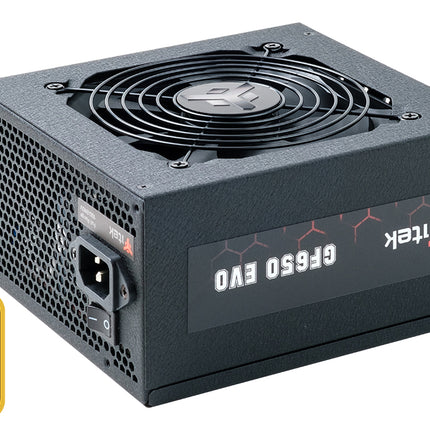 ITEK ALIMENTATORE GF650 EVO - 650W, 80PLUS GOLD, VENTOLA FDB 12CM, MODULARE