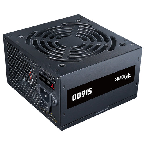 ITEK ALIMENTATORE SI600 - 600W,  EFFICIENZA 80+, PFC ATTIVO, 12CM SILENT FAN