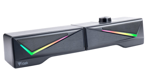 ITEK GAMING SOUNDBAR S101 - RGB, BLUETOOTH, JACK 3.5MM, TOUCH, MODALITA SINGOLA O 2.0