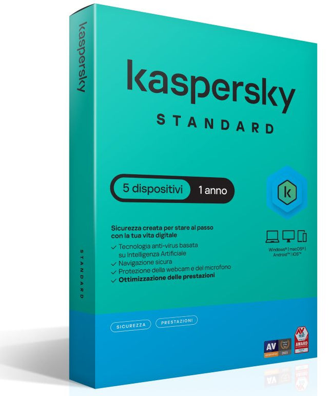 KASPERSKY STANDARD 5DEV 1Y SUPERSLIMBOX IT